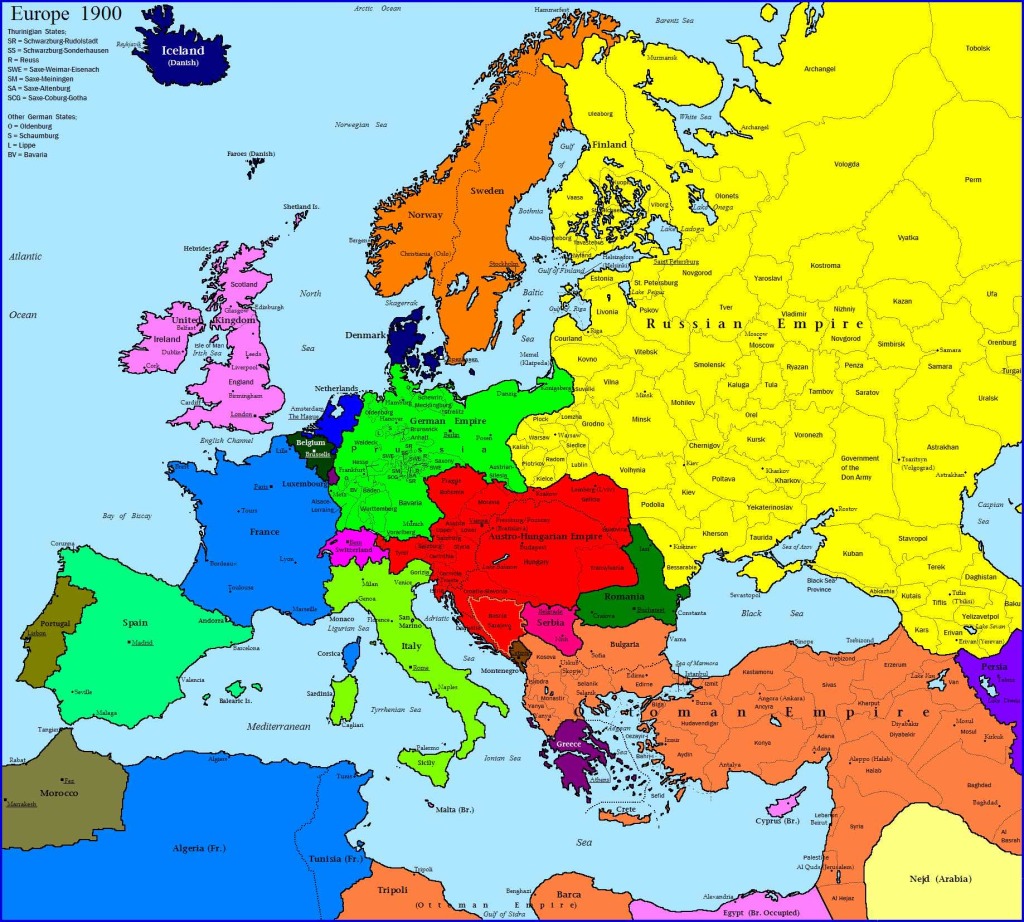 L'Europa nel 1900
